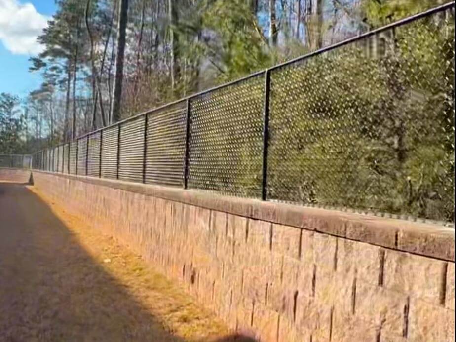 Security Fence Example in Bogart Georgia