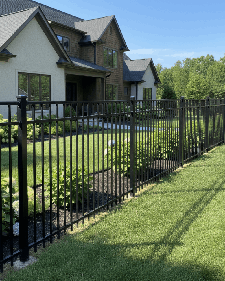 Durable Aluminum Fence in Athens, GA installed for residential security and curb appeal
