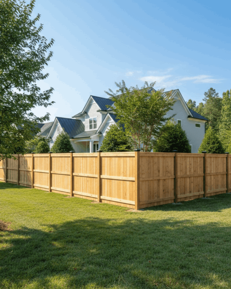 Established Fencing Contractor in Clarke County, GA installing residential wood privacy fencing