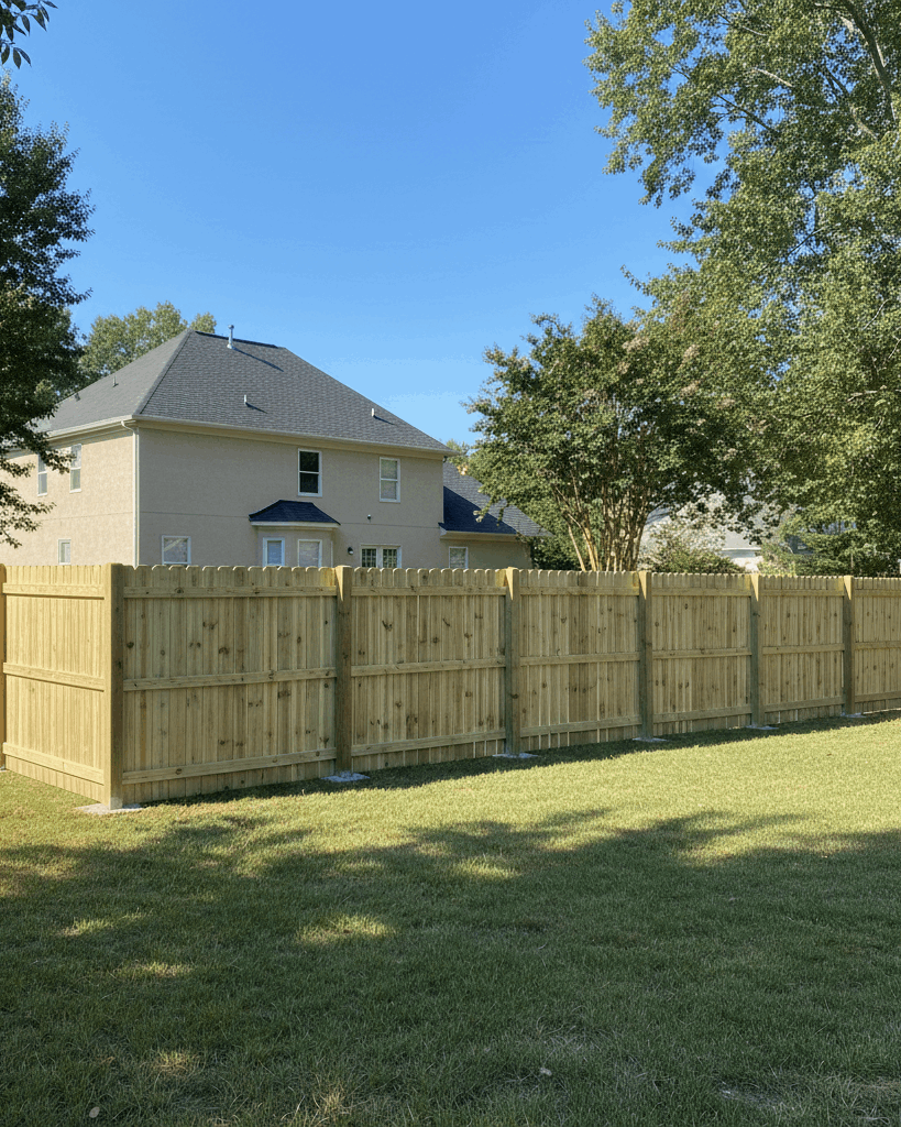 Professional Wood Fence installation in Athens, GA for residential privacy and property boundaries